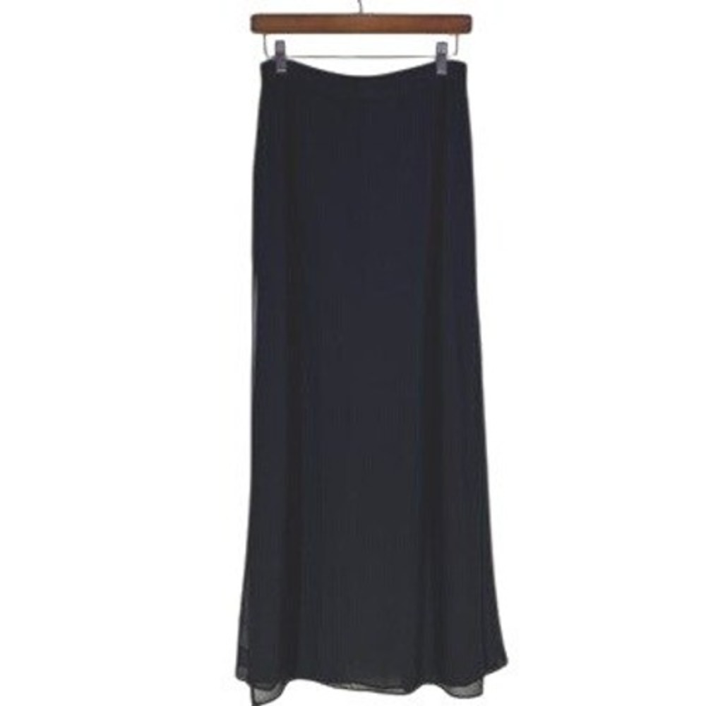 Vintage Jeffrey & Dara By Tom Barra Pants with Sheer Maxi Overlay Size 6 Black